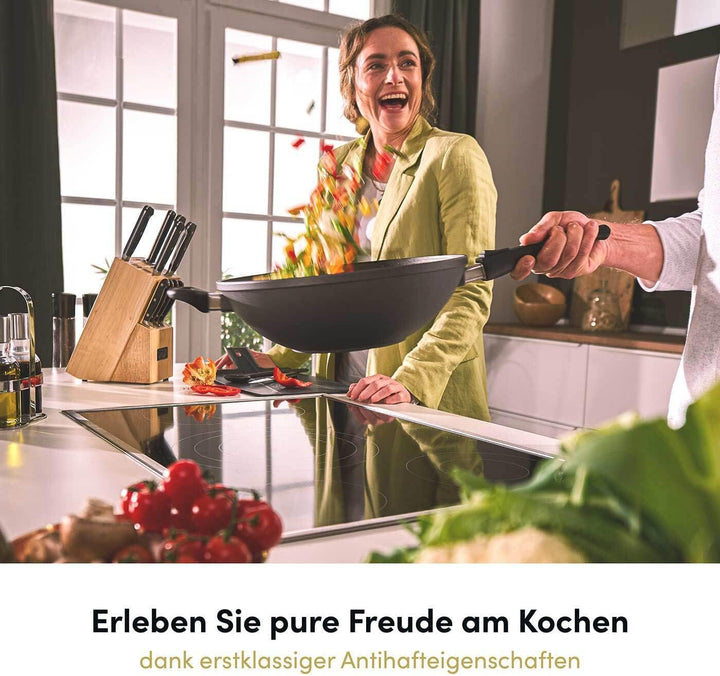 Hoffmann Topfset Induktion mit Glasdeckel, 6-teilig I Set alle Herdarten auch Induktion I Töpfe Made