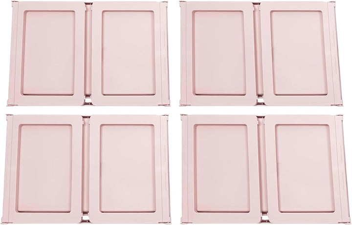 4 Pcs Betttablett mit klappbaren Beinen, Frühstückstablett mit Handy/Tablet Essen Snack Tablett (Pin