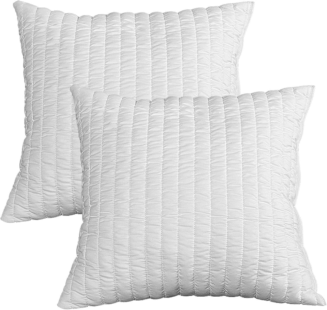 EVERGREENWEB ✅ Angebot! 2er Set Kissen 100% Memory Flocken 60x60 cm, 15 cm Hoch, Ideal gegen Nackens