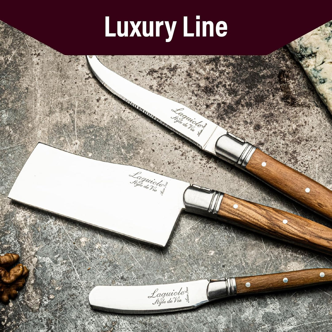 Laguiole Style de Vie Käsemesser Luxury Line, 3-teilig,
