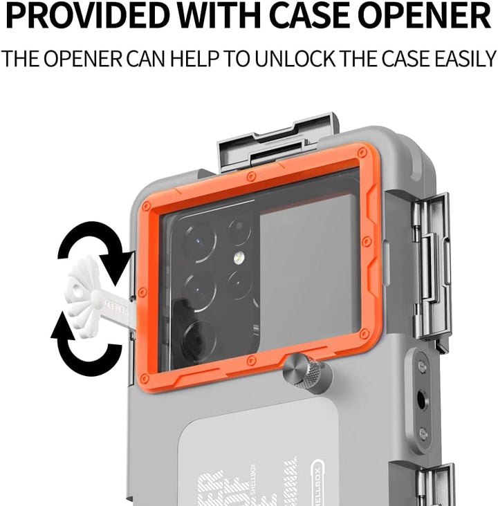 Universal Smartphone Tauchen Abdeckung IPX8 Wasserdichte Handyhülle zum Schwimmen Unter Wasser Hülle