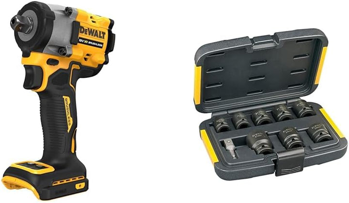 DEWALT XR Akku-Schlagschrauber DCF922N & Extreme Impact Steckschlüssel-Set für Schlagschrauber DT750