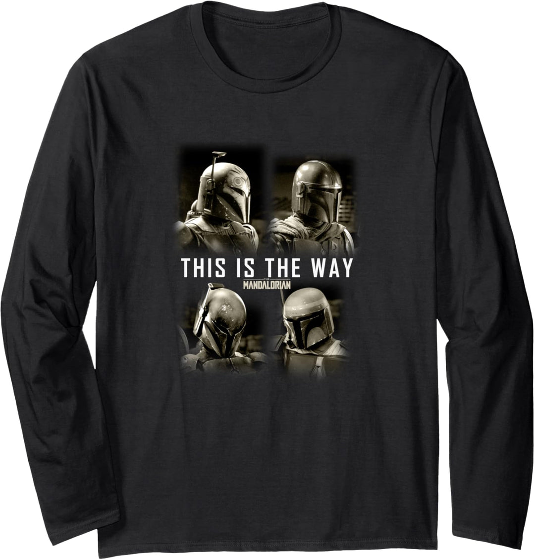 Star Wars: The Mandalorian This Is The Way Fade Box Up R15 Langarmshirt
