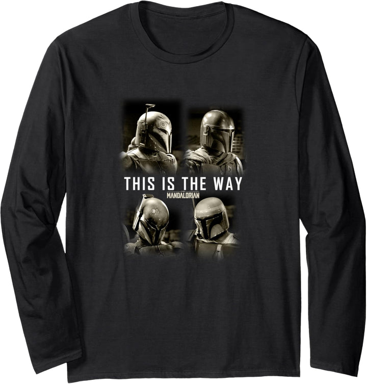 Star Wars: The Mandalorian This Is The Way Fade Box Up R15 Langarmshirt