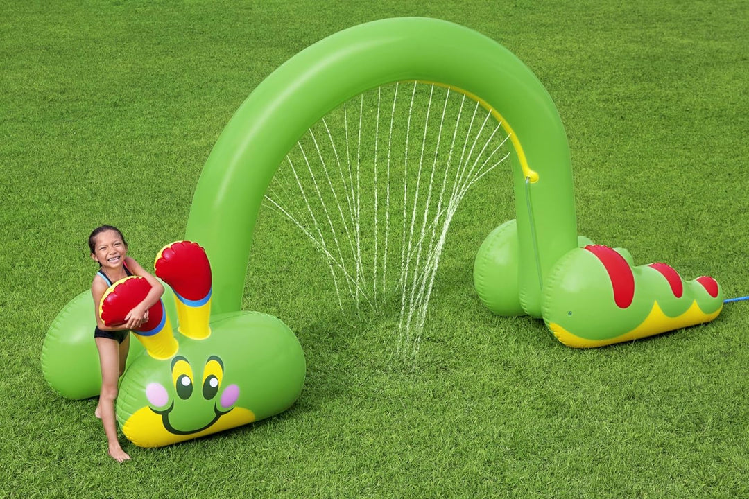 Bestway Jumbo Wassersprinkler, Raupe, 338 x 110 x 188 cm