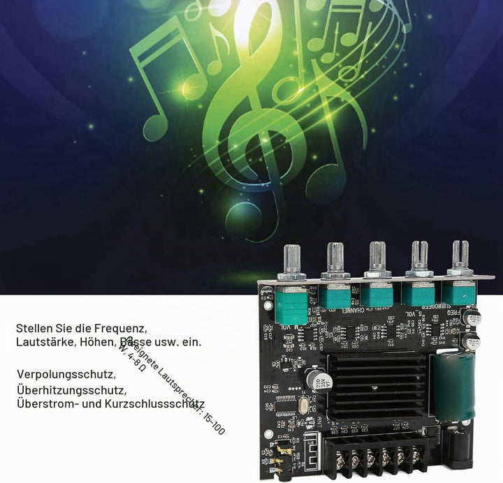Bluetooth-Verstärker Bluetooth-Modul 2.1 PCB Zkmt21 Bt-Verstärkerplatine Hochleistungs-Sound-Stereo-