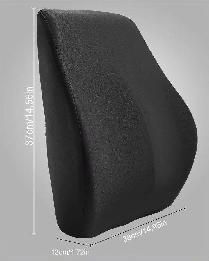 jutyum Lendenkissen Auto, Lordosenstütze Auto aus Memory Foam, Ergonomisches Lendenwirbelkissen, RüC