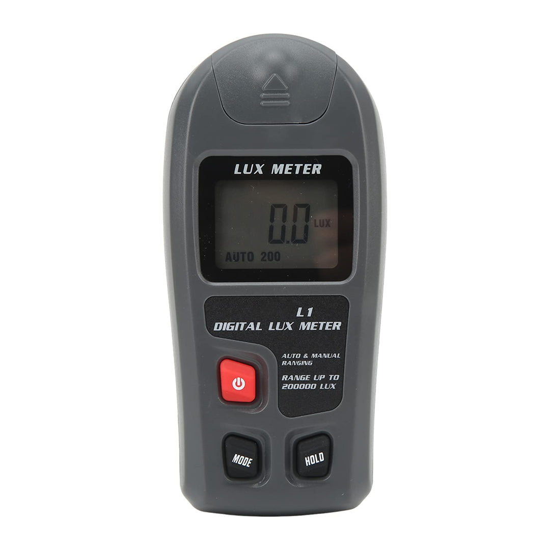 Leaton Digitales Luxmeter/Digitales Beleuchtungsstärke-Lichtmessgerät, Luxmeter mit LCD-Display, Gro