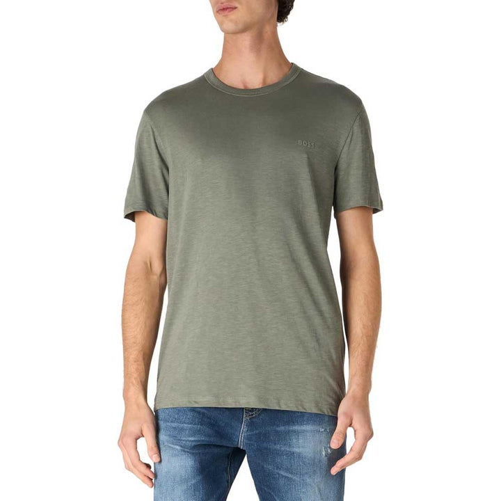 BOSS Herren Tegood 10240843 01 T_Shirt M Open Grey76, M Open Grey76