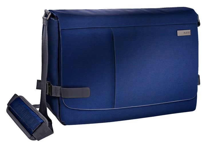 Leitz Komplette Messenger Smart Traveller Tasche für 15,6 Laptop – Titan Blau 15,6 Zoll Umhängetasch