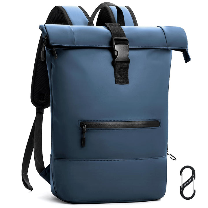 Rolltop Rucksack Herren Damen Wasserdicht Grosse Laptop Rucksack Reiserucksack mit Multifunktionale