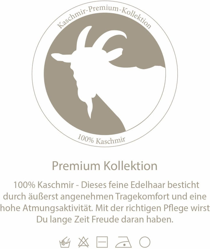 Zwillingsherz 100% Kaschmir Dreieckstuch Stola Schal für Damen Mädchen Frauen - Hochwertiges Cashmer