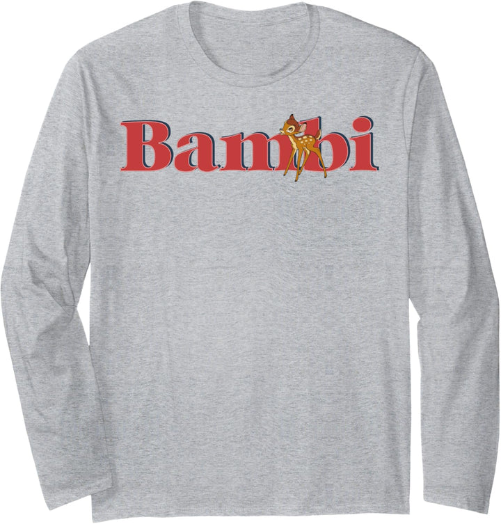 Disney Bambi Simple Bambi Logo Langarmshirt
