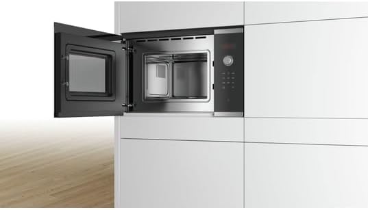 Bosch BFL523MS1F, Serie 4, Mikrowelle, Einbaugerät, Edelstahl