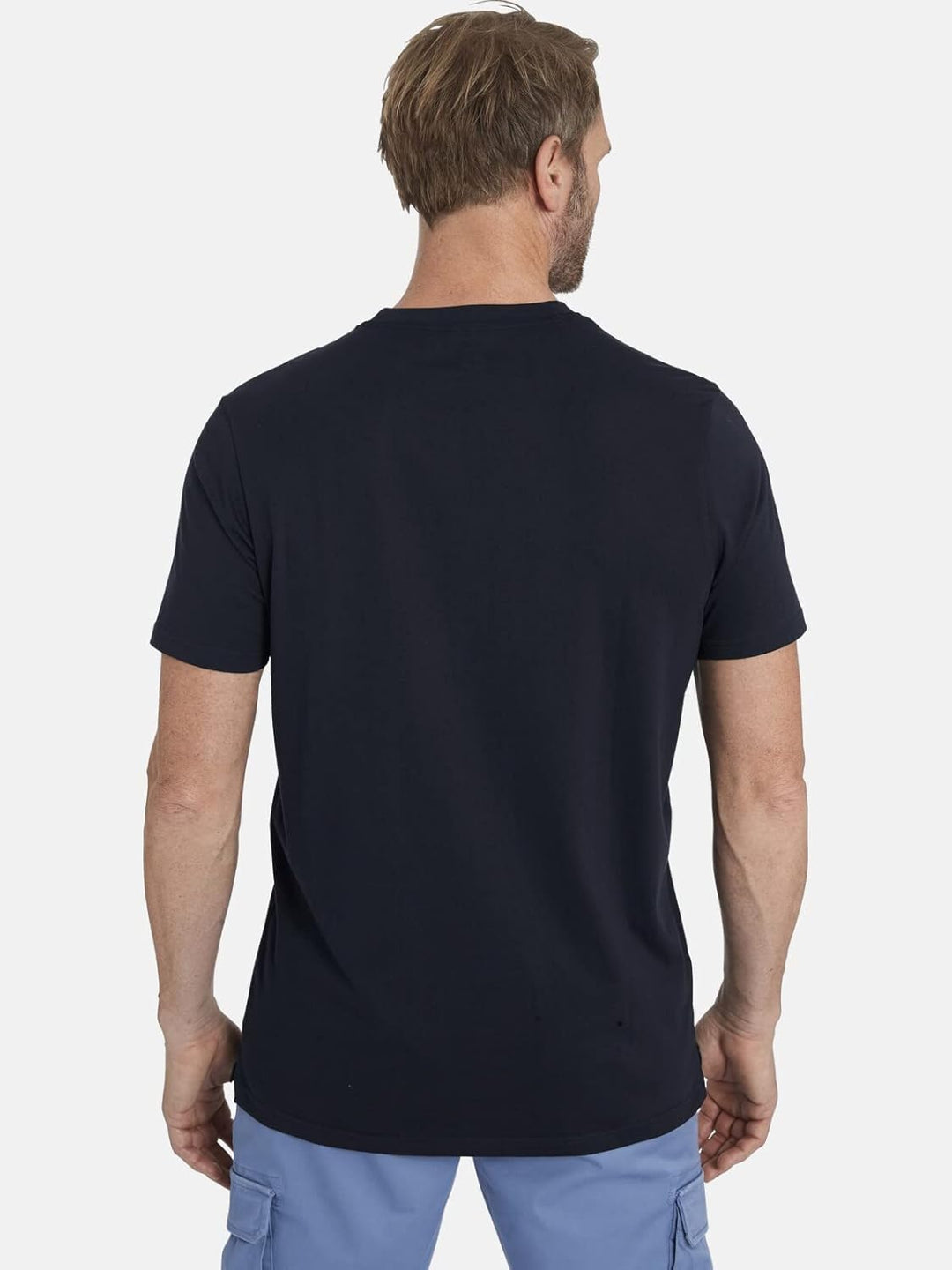 Jan Vanderstorm Herren T-Shirt Benyamin XXL Grosse Grössen Dunkelblau, XXL Grosse Grössen Dunkelblau
