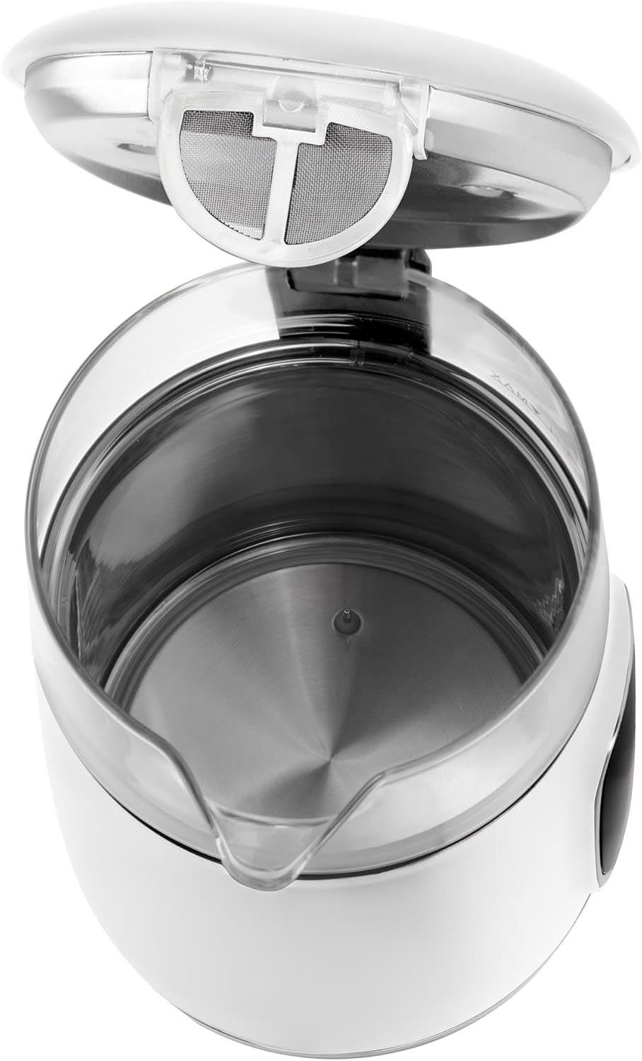 Adler Wasserkocher mit Temperatureinstellung 2200W – Wasser Kocher 1,7L mit LED-Display und Touchpan