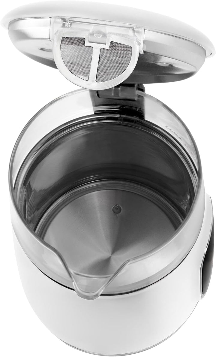 Adler Wasserkocher mit Temperatureinstellung 2200W – Wasser Kocher 1,7L mit LED-Display und Touchpan