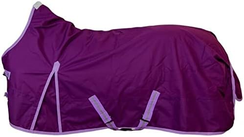 RL24 - Winterdecke High Neck 300g Füllung 600D BASICLINE lila 125cm Lila (Altes Modell) 125cm (300g/