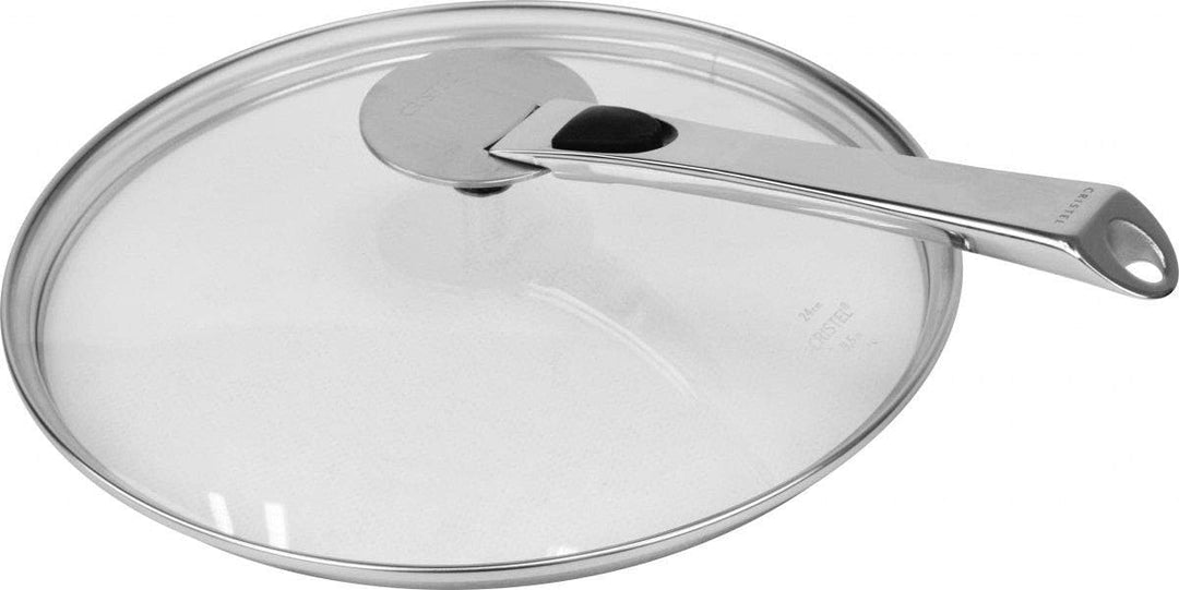 Cristel K28P Platine gewölbter Glasdeckel, Glas, Ø 28cm 29x30x6.5 cm, 29x30x6.5 cm