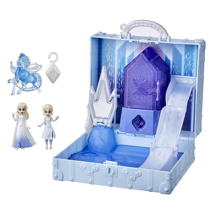 Disney Die Eiskönigin 2 Pop-Up Abenteuer Ahtohallan Abenteuer Spielset mit Griff, inklusive 2 ELSA P