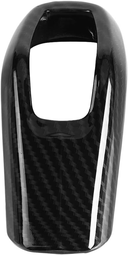 Dioche Schalthebelabdeckung Trim, Carbon Fiber Style Auto Schaltknauf Abdeckung Trim für Land Rover