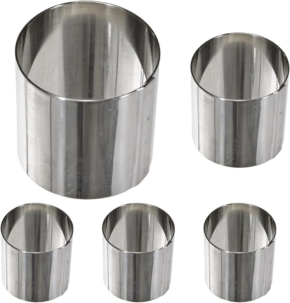 IBILI ARO INOX 6x6 CMS, Stainless Steel, Silber, 6 x 6 x 5 cm (Packung mit 5), 6 x 6 x 5 cm (Packung
