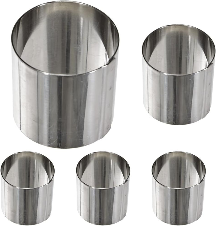IBILI ARO INOX 6x6 CMS, Stainless Steel, Silber, 6 x 6 x 5 cm (Packung mit 5), 6 x 6 x 5 cm (Packung