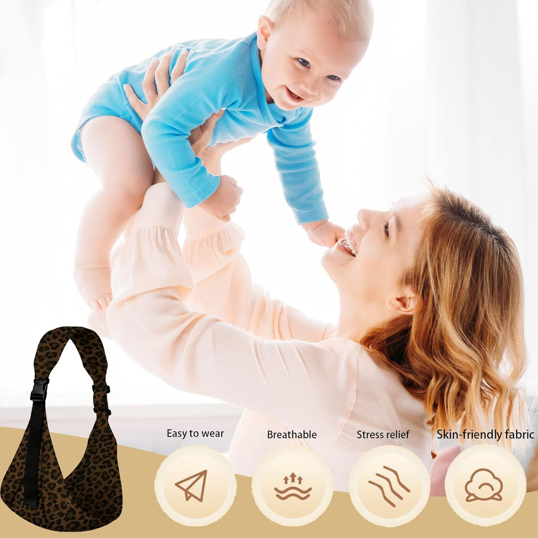 LUKIUP Tragetuch Neugeboren, Verstellbare Hüfttrage, Babytrage Seitlich, Ergonomische Tragetuch Neug