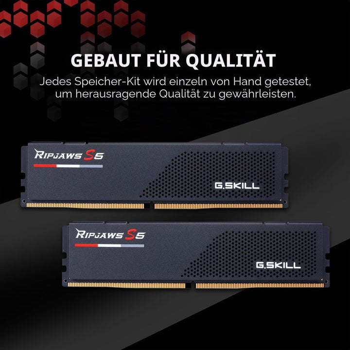 G.Skill RipJaws S5 Series (Intel XMP) 32GB (2 x 16GB) 288-pin SDRAM DDR5 6000 CL36-36-36-96 1,35V Du