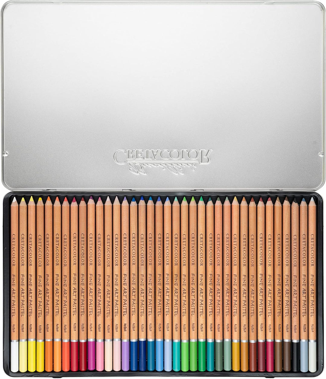 Cretacolor Pastellkreide Set Fine Art Pastel, sortiert, 36er Metalletui 36 stück (1er Pack) Mehrfarb
