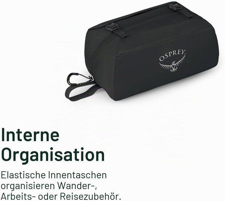 Osprey Ultralight Gepolsterter Organizer, 2L, Black, O/S