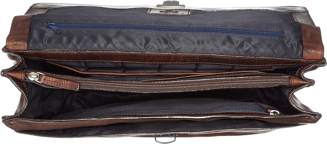 Leonhard Heyden Herbst/Winter 16 Aktentasche, 38 cm 003 Braun, 003 Braun