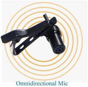 Nicama LVM1-XL XLR Lavalier Ansteckmikrofon, XLR Revers Lavalier Mikrofon Interview-Mikrofon für Can