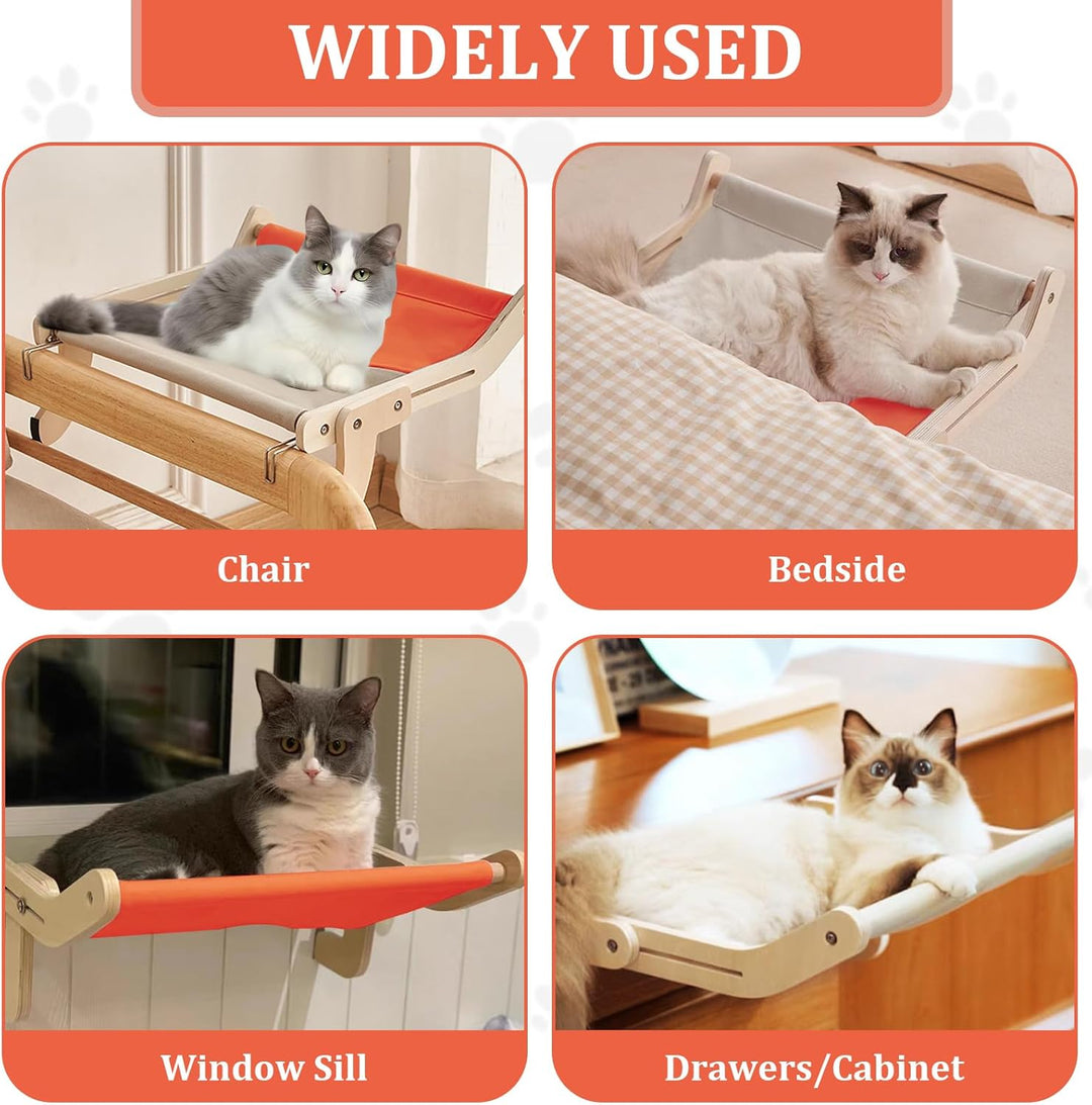 Katzenhängematte Fenster,Katzenhängematte,Verstellbare Katzenhängematte,Hängematte Katze Fenster,Fre