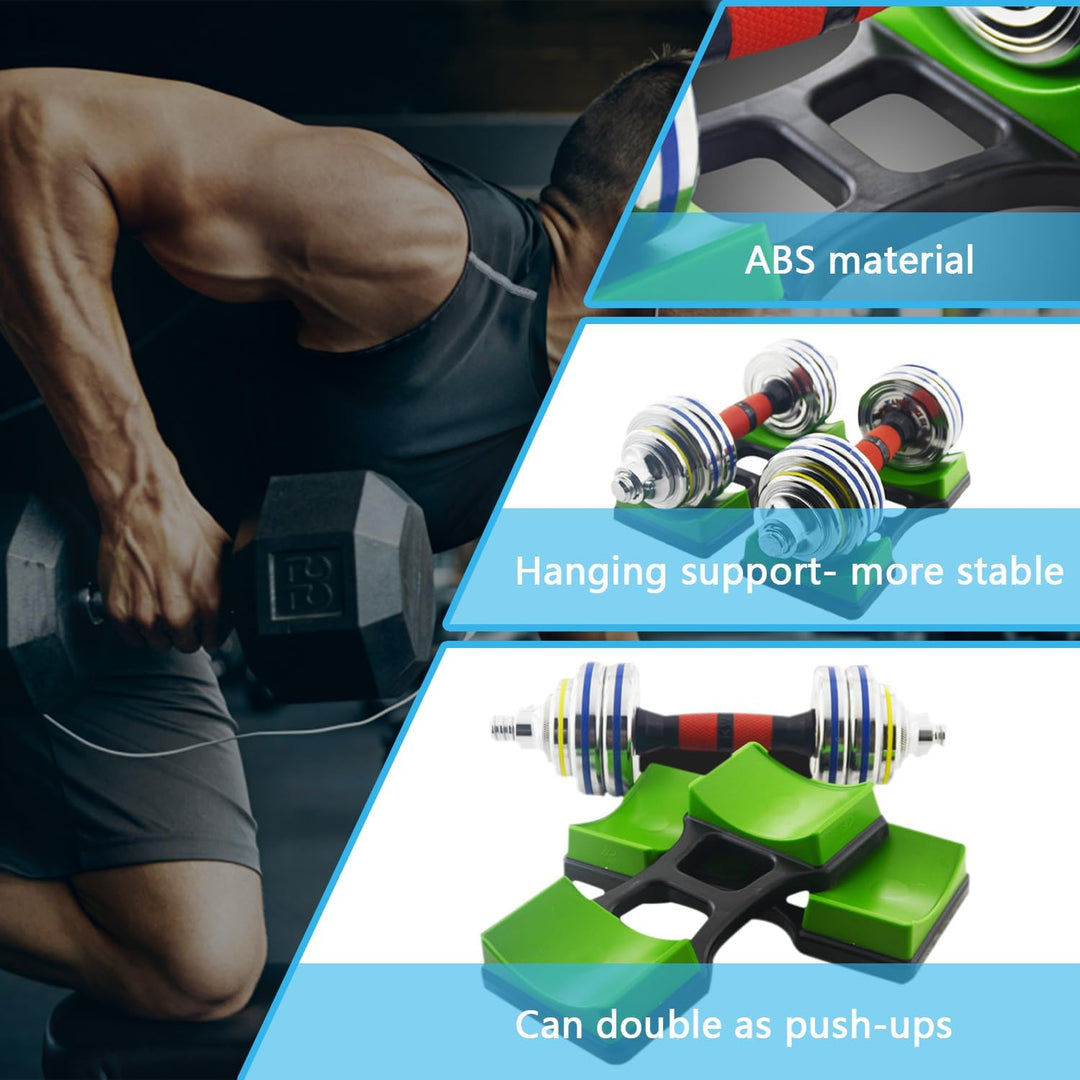 4 Stück Rack Hantel Bodenschutz Fitness, Gym Hantel Storage Rack, Kurzhantelablage Klein Kurzhantel,