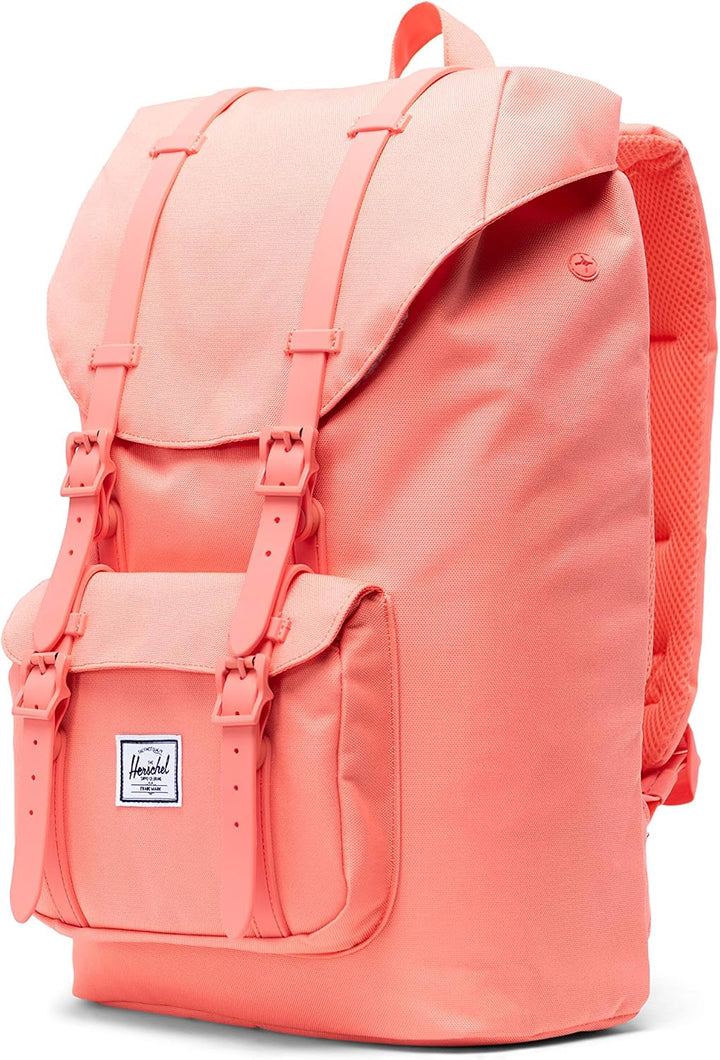 Herschel Little America Rucksack, Frischer Lachs/Gummi (Pink) - 10020-02728-OS Frischer Lachs / Gumm