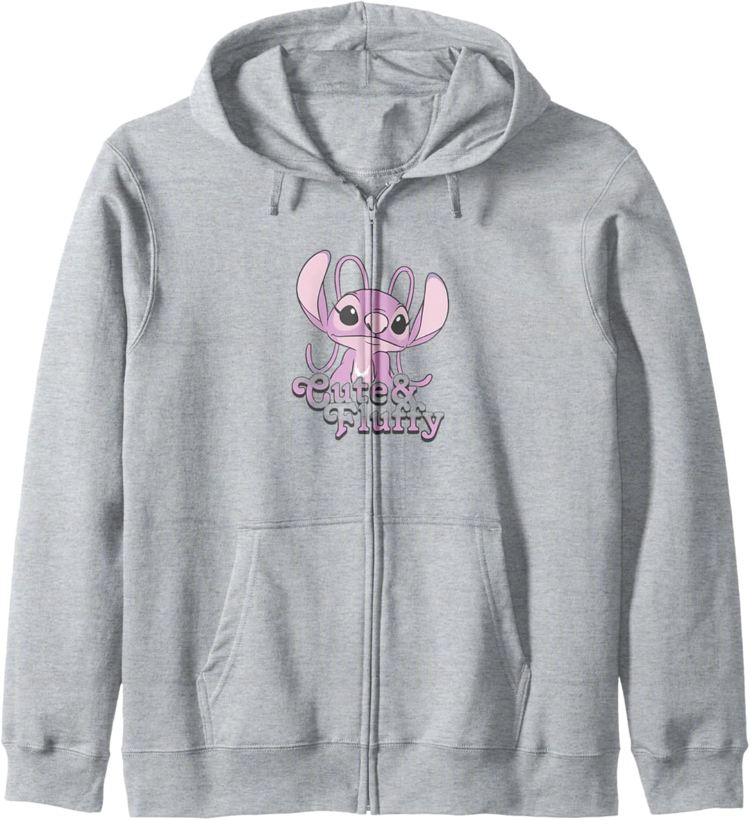 Disney Lilo & Stitch Valentinstag Angel Cute & Fluffy Kapuzenjacke