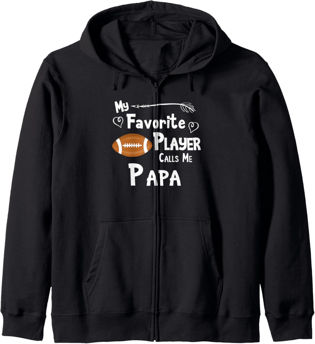 Proud Papa Of An Awesome Player Football Sports Fan Geschenk Kapuzenjacke