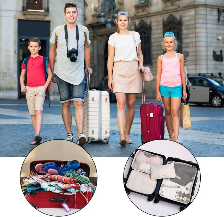 OSDUE Koffer Organizer Set 8-teilig, Packing Cubes, Wasserdichte Reise Kleidertaschen, Packtaschen f