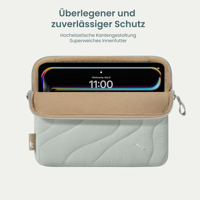 tomtoc 360° Puffy Schutztasche Hülle für iPad Pro 11 Zoll (M4), iPad Air 11 Zoll (M2) 2024, iPad Pro