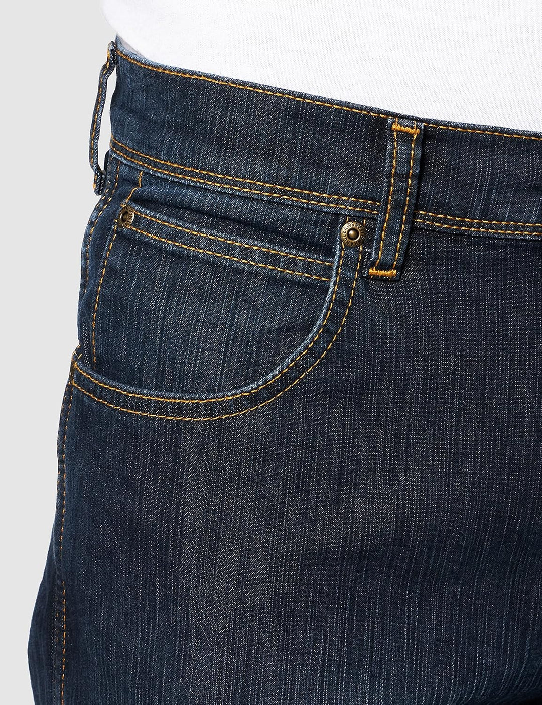 Wrangler Herren Jeans Regular - Mid Waist - Regular Fit - Schwarz W30-W44 31W / 30L Dark Used, 31W /