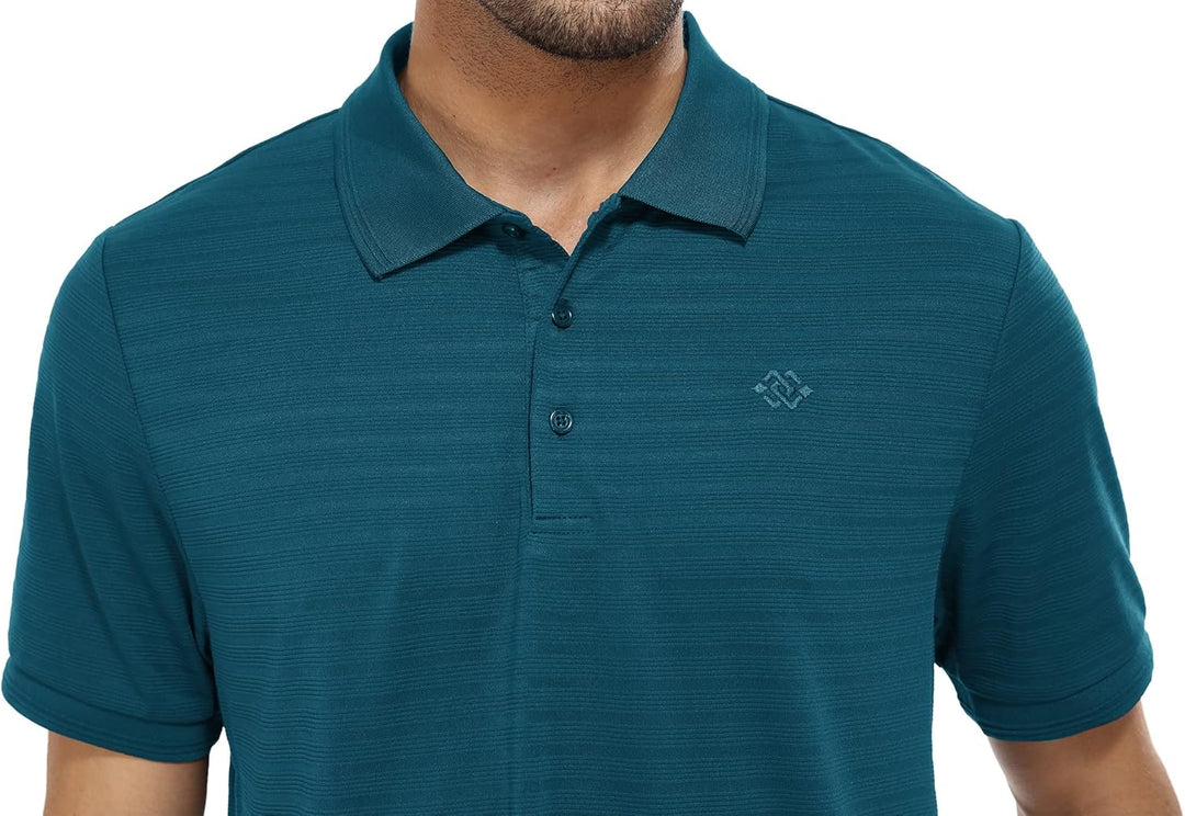 MoFiz Herren Poloshirt Kurzarm Polohemd Sport Sommershirts Outdoor Schnelltrocknend Golf T-Shirts Kn