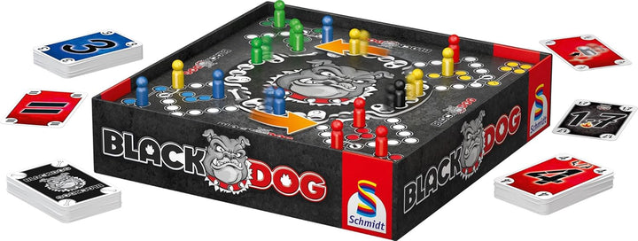 Schmidt Spiele 49323 Black DOG, Familienspiel Single, Single