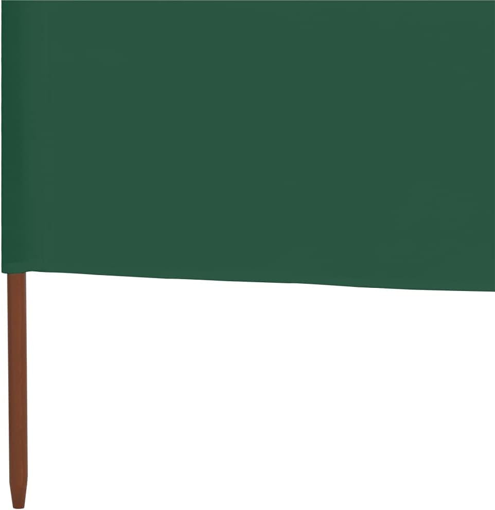 Homgoday 6 Paneele Windschutz Stoff 800x160cm Grün Camping Windschutz Blocker Windblocker Garten Str