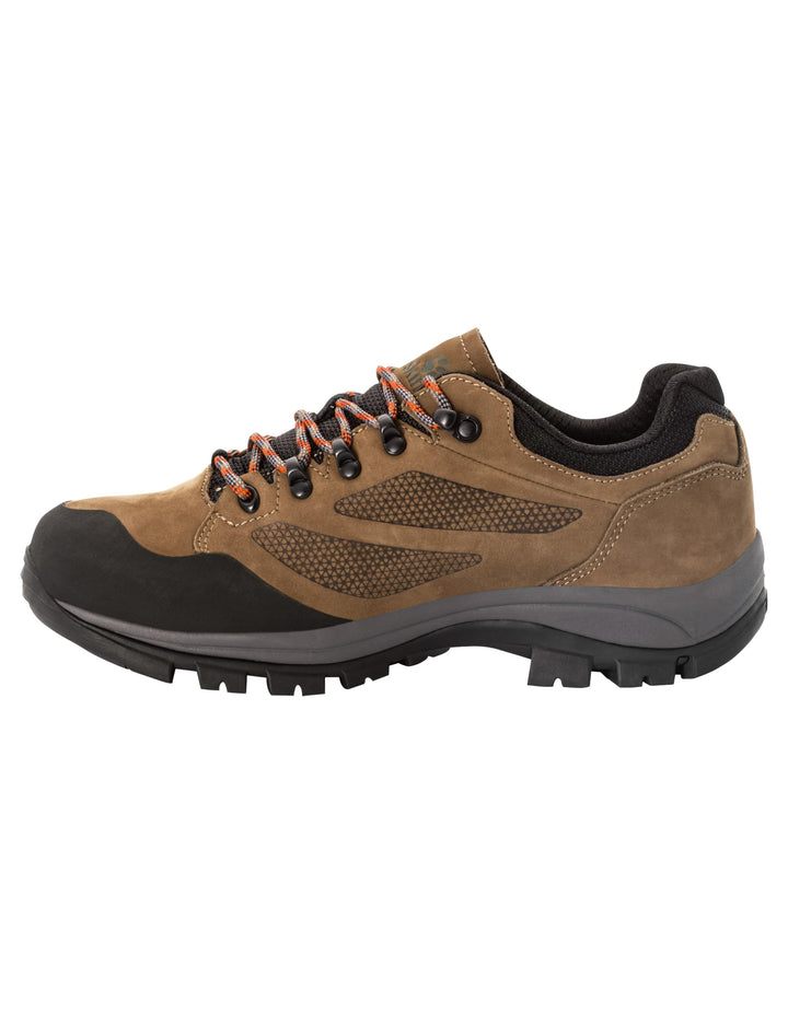 Jack Wolfskin Unisex Rebellion Texapore Low MWalking-Schuh 44 EU Brown Red, 44 EU Brown Red