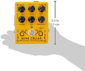 Caline® CP60 CP-60 Wine Cellar - Bass Drive & DI Effektpedal, NA