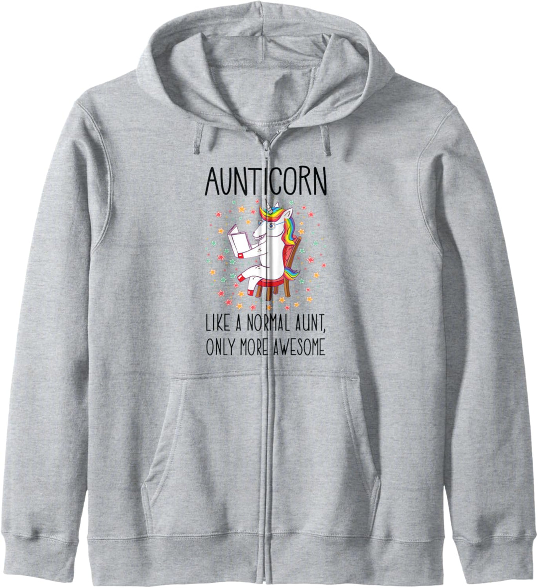 Aunticorn Like A Normal Aunt Only More Awesome Aunty Unicorn Kapuzenjacke