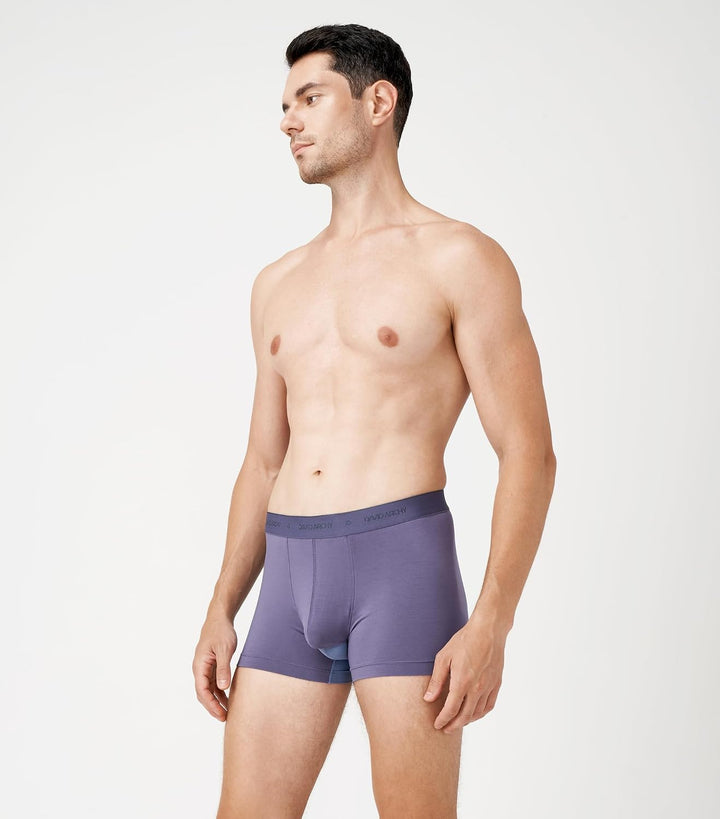 DAVID ARCHY Herren Boxershorts Mehrfachpack, Mirco Modal Stretcken Klassischer Retroshorts, Unterhos