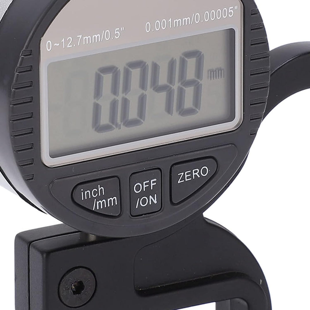 Tyenaza Digitales Dickenmessgerät, 0,001 mm/0,00005 "- 12,7 mm/0,5" Elektronisches Mikrometer-Dicken