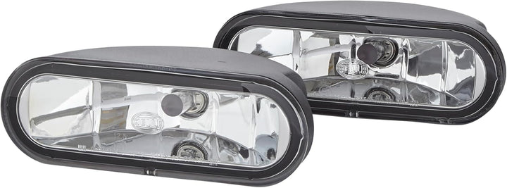 HELLA - FF/Halogen-Fernscheinwerfersatz - FF 75 - 12V - 1FA 008 284-811 Zwei Scheinwerfer Set mit Kl